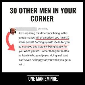 30 OTHER MEN IN YOUR CORNER