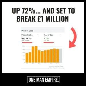 72% inc and breaking £1million