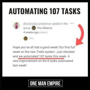 Automating 107 tasks
