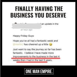 B Finally having the business you deserve