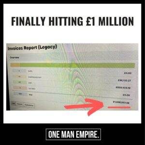 B Finally hitting £1 Million