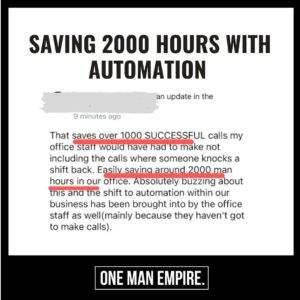 B saving 2000 hours with automation