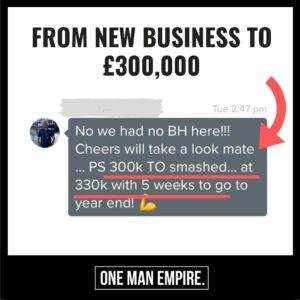 New business to £300,000